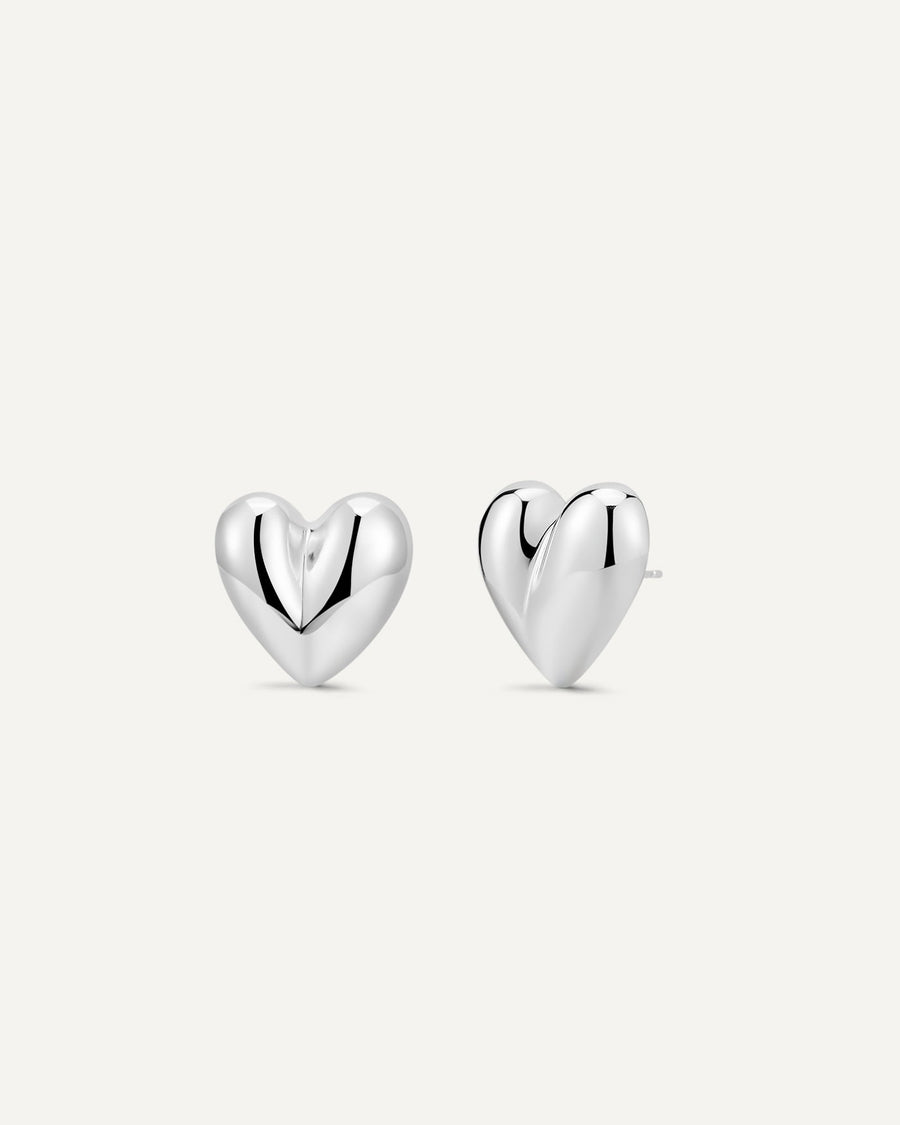 Heart studs