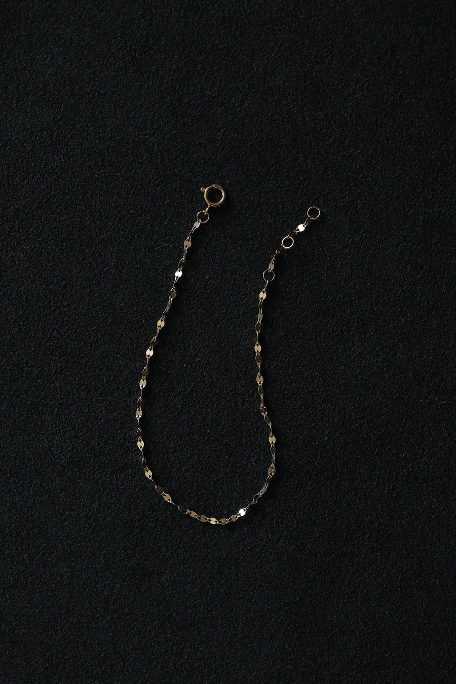 [14K] Sparkle chain bracelet